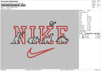 Nike Chanelle Embroidery File 4 size