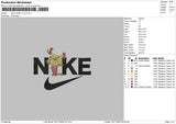 Nike Cnady L Embroidery File 6 sizes