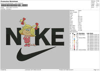 Nike Cnady L Embroidery File 6 sizes