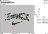 Nike Classic Car Emboidery File 6 sizes