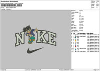 Nike Conan 01 Embroidery File 6 sizes