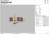 Nike Corona Embroidery File 6 sizes