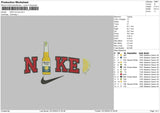 Nike Corona Embroidery File 6 sizes