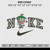 Nike Cosmo Embroidery File 4 size