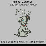 Nike Dalmation V2 Embroidery File 6 sizes