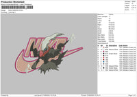 Nike Darkrai Embroidery File 6 sizes