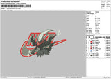 Nike Darkrai V2 Embroidery File 6 sizes