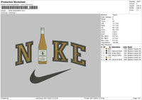 Nike Deinhard Embroidery File 6 sizes