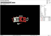 Nike Devil Bold Embroidery File 7 Size