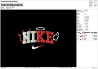 Nike Devil Bold Embroidery File 7 Size