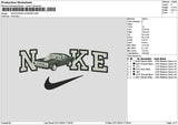 Nike Car 2211a Embroidery File 6 sizes