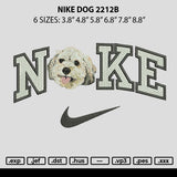 Nike Dig 2212b Embroidery File 6 sizes