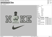 Nike Don Julio Embroidery File 5 sizes