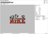 Nike Dalmation Embroidery File 5 sizes