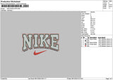 Nike 0812 Embroidery File 6 sizes