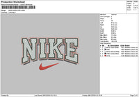 Nike 0812 Embroidery File 6 sizes