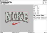 Nike 0812 Embroidery File 6 sizes