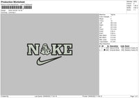 Nike Ghost 002 Embroidery File 5 sizes
