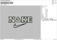 Nike Ghost 002 Embroidery File 5 sizes