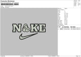 Nike Ghost 002 Embroidery File 5 sizes