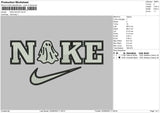 Nike Ghost 002 Embroidery File 5 sizes