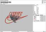 Nike Gliscor Embroidery File 6 sizes