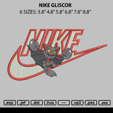 Nike Gliscor Embroidery File 6 sizes