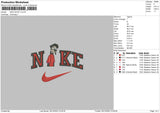 Nike Goofy Embroidery File 6 sizes