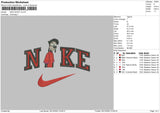 Nike Goofy Embroidery File 6 sizes