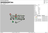 Nike Grinch V2 Embroidery File 6 sizes