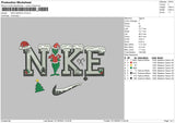Nike Grinch V2 Embroidery File 6 sizes