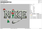 Nike Grinch V2 Embroidery File 6 sizes