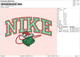 Nike Grinch V3 Embroidery File 6 sizes