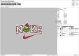 Nike Grinch v4 Embroidery File 6 sizes