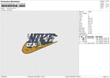 Nike Ghost Embroidery File 4 sizes