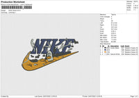 Nike Ghost Embroidery File 4 sizes