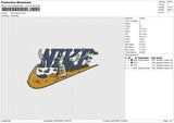 Nike Ghost Embroidery File 4 sizes