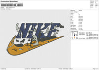 Nike Ghost Embroidery File 4 sizes