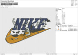 Nike Ghost Embroidery File 4 sizes