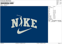 Nike Golf Embroidery File 5 sizes