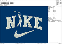 Nike Golf Embroidery File 5 sizes