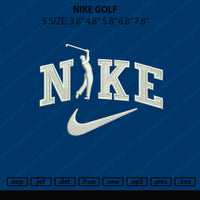 Nike Golf Embroidery File 5 sizes