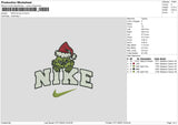 Nike Grinch V4 Embroidery File 6 sizes
