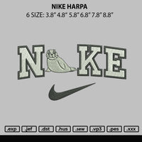 Nike Harpa Embroidery File 6 sizes