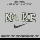 Nike Harpa Embroidery File 6 sizes