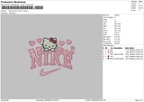 Nike Kitty 03 Embroidery File 5 sizes
