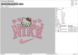 Nike Kitty 03 Embroidery File 5 sizes