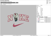 Nike Hk Chibi Embroidery File 6 sizes