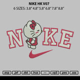 Nike Hk V07 Embroidery File 6 sizes