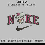 Nike Hk V6 Embroidery File 6 sizes